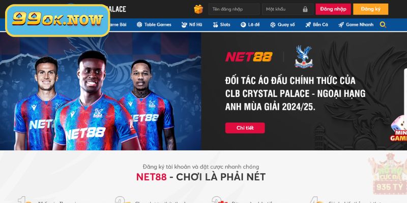 Tầm nhìn toàn cầu từ chiến dịch NET88 tài trợ Crystal Palace